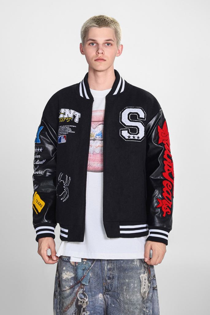 Giacca da uomo Varsity Letterman