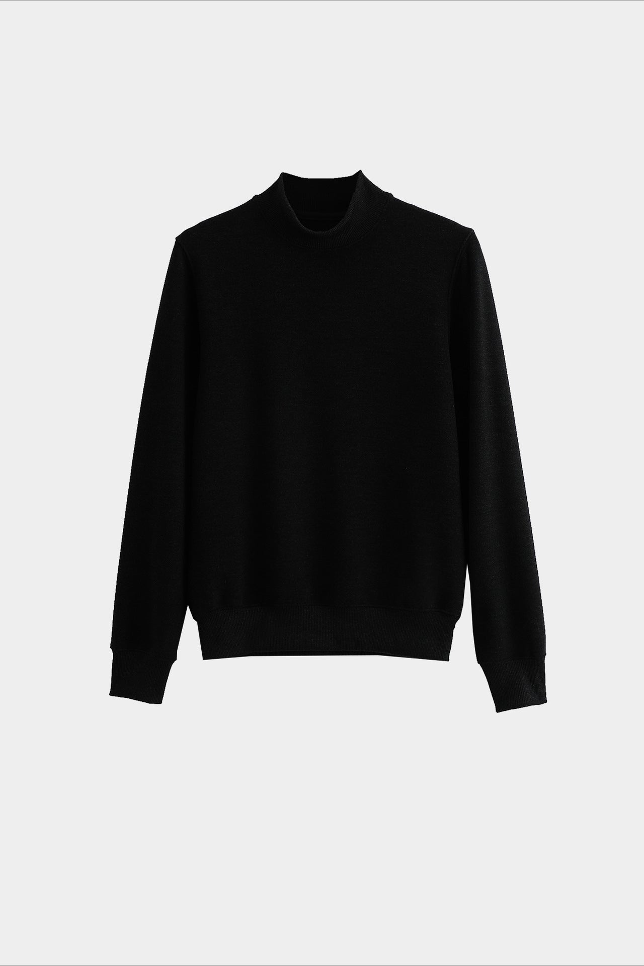 Slim High Collar Pullover Sweater