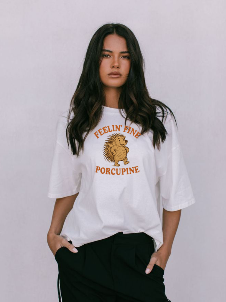 Feelin' Fine Porcupine Classic Tee