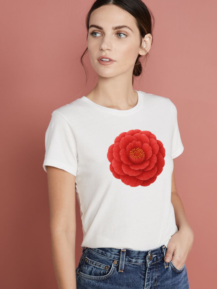 Red Blossom Classic Tee