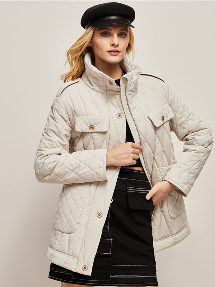 Cozy Casual Quilted Parka