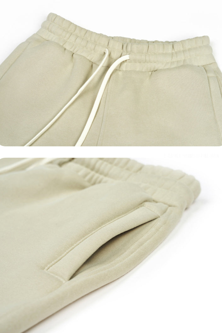 Adjustable Drawstring Essential Fleece Joggers