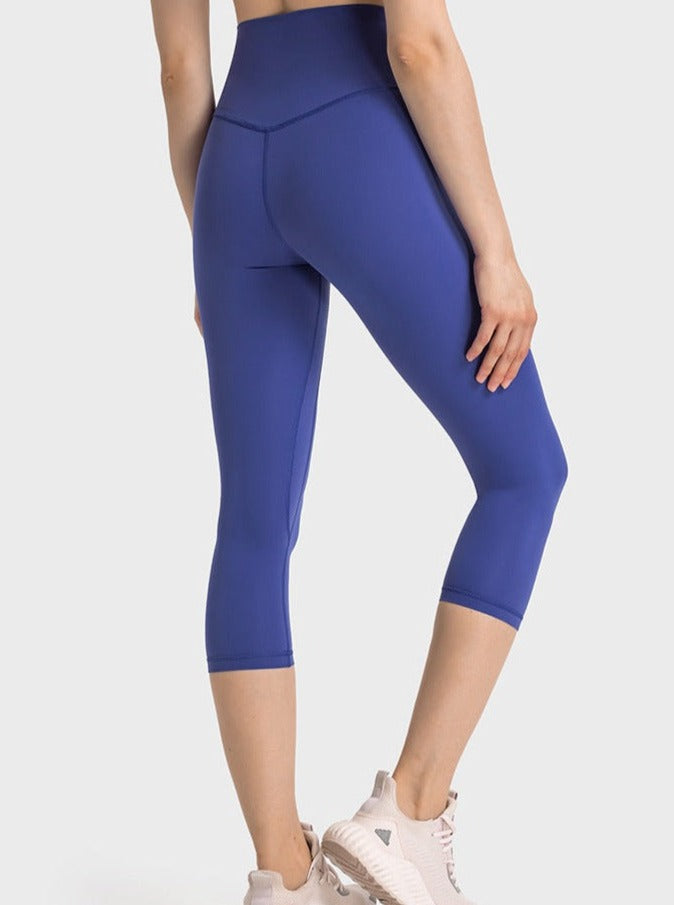 Pantaloni da yoga elasticizzati a vita alta 