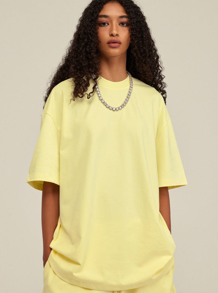 Trendy Yellow Short-Sleeved Top