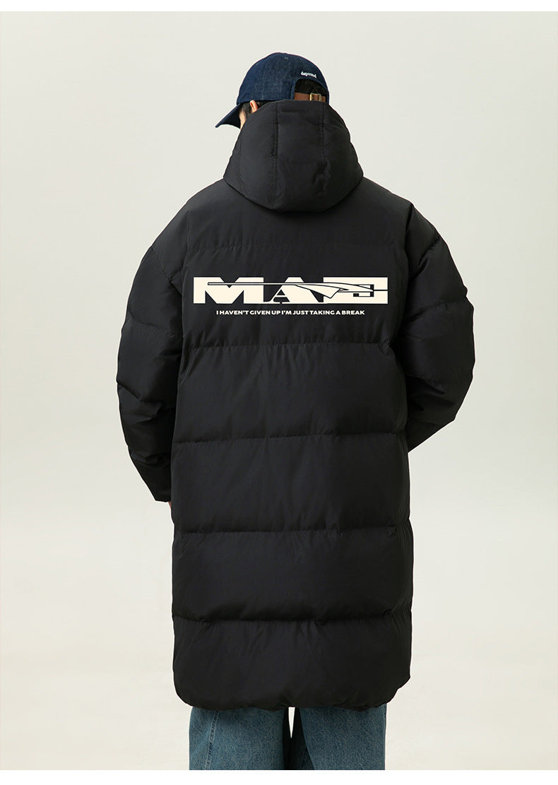 Warm Winter Long Down Hooded Jacket