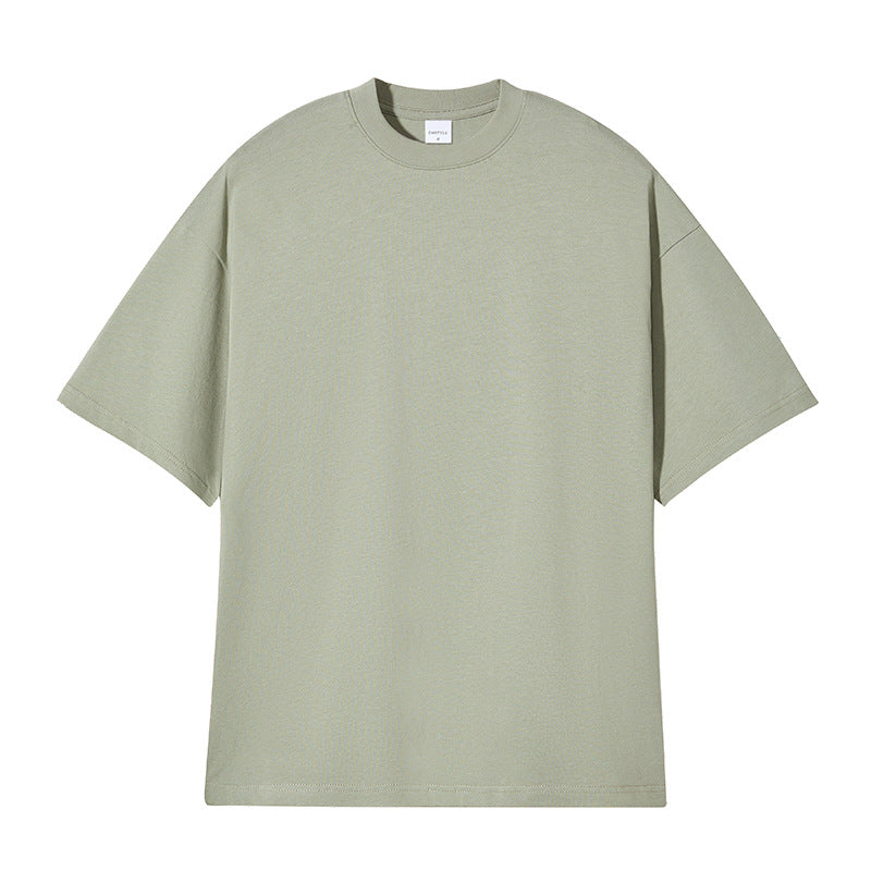 Plain Loose Round Neck T-Shirt