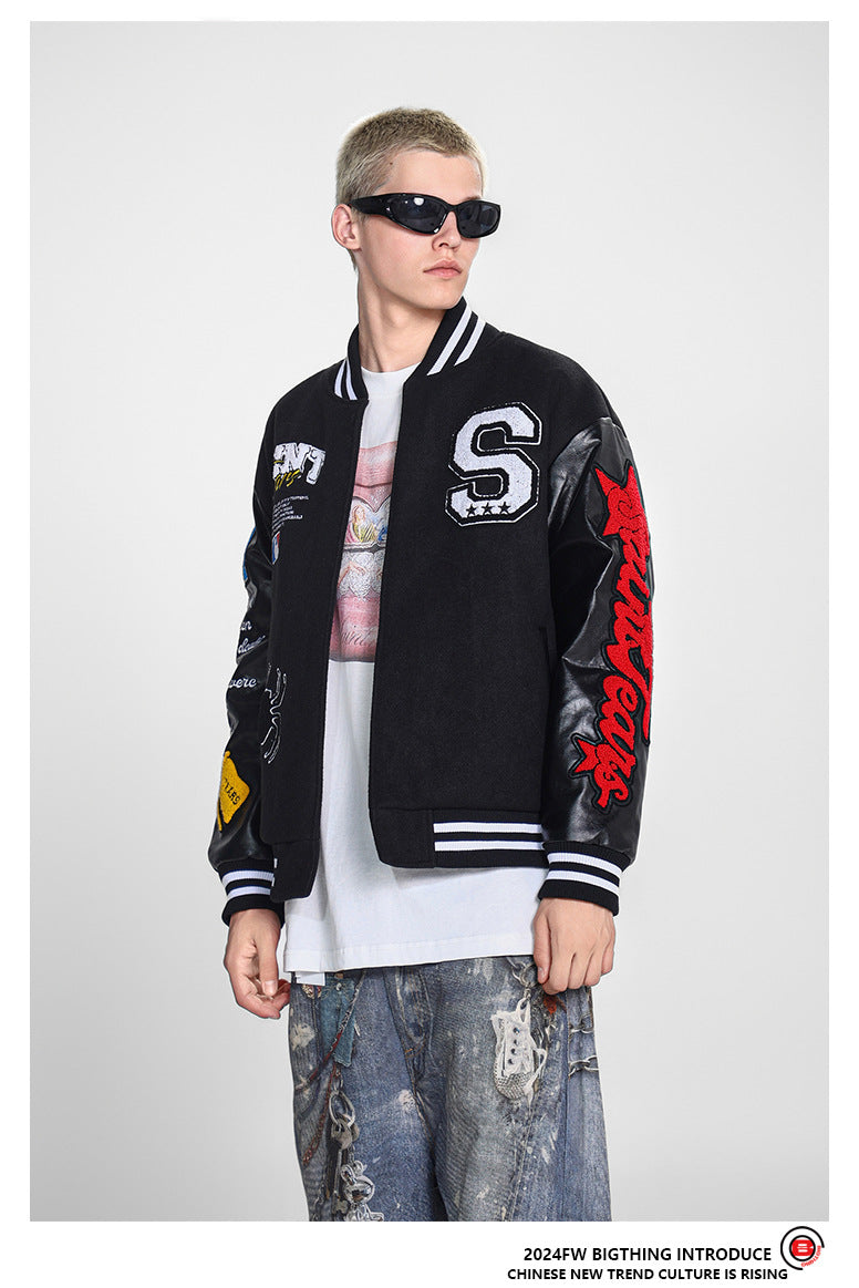 Giacca da uomo Varsity Letterman