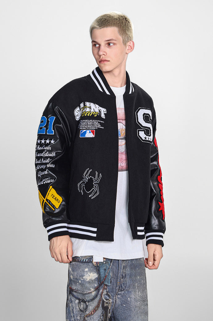 Giacca da uomo Varsity Letterman