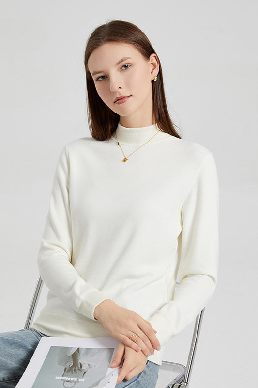 Slim High Collar Pullover Sweater